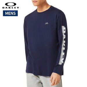 オークリー OAKLEY US規格 Enhance Qd LS Tee Slv Evo 4.7 エンハンス Qd 長袖 Tシャツ Slv エヴォ 4.7 メンズ ネイビー 紺 スポーツ トレーニング 長袖 Tシャツ FOA408252-6AC