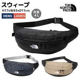 ザ・ノース・フェイス THE NORTH FACE 【正規取扱店】Sweep スウィープ 4L メンズ レディース ウエストバッグ ウエストポーチ カジュアル バッグ 鞄 ボディバッグ ヒップバッグ ななめ掛け NM72304 K KT MR