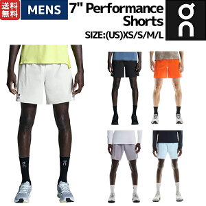 オン On 7" Performance Shorts 7インチ パフォーマンスショーツ メンズ ランニングパンツ ショートパンツ ランニングショーツ スポーツ マラソン ロード トレーニング インナー付き 1MF10100296 1MF10100