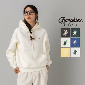 ジムフレックス GYMPHLEX フードプルオーバー パーカー 被り フーディー 裏起毛 スウェット レディース 春 秋 冬 羽織り カジュアル シンプル かわいい 刺繍 GY-C0293