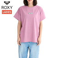 ロキシー ROXY SQUARE LOGO S/S TEE スクエア ロゴ 半袖Tシャツ レディース 吸水速乾 春 夏 パープル 紫 …