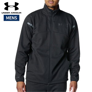 アンダーアーマー UNDER ARMOUR UAウインターニット 3レイヤー ジャケット メンズ 秋 冬 ブラック 黒 スポーツ トレーニング フルジップ ジャケット 6007394-001