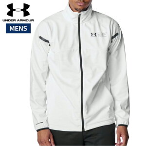 アンダーアーマー UNDER ARMOUR UAウインターニット 3レイヤー ジャケット メンズ 秋 冬 ホワイト 白 スポーツ トレーニング フルジップ ジャケット 6007394-100
