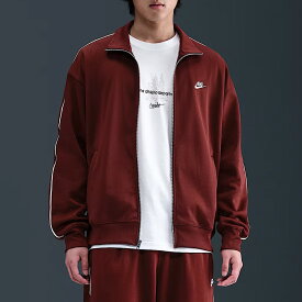 ナイキ NIKE スポーツウェア クラブ オーバーサイズド ニット トラックスーツ ジャケット メンズ レッド 赤 スポーツ トレーニング フルジップ ジャケット HV1418-619
