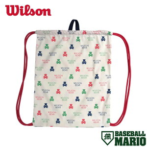 EC\/EB\ Wilson ONE BEAR CINCH BAG WHITE xA ibvUbN zCg 싅 obO [ V[Y Ou  EB\xA[ x[X{[}I WR80157010