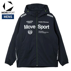ムーブスポーツ MOVESPORT ACTIVE SUITS THERMO アクティブ スーツ サーモ オーセンティック フーディー 石川祐希選手着用 メンズ 秋 冬 ネイビー 紺 スポーツ トレーニング パーカー ジャケット ST5FWB32M-NV00
