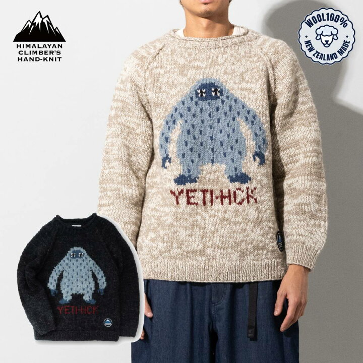 HAND KNIT/ニット・セーター(厚手)/--/ウール/NVY 楽天市場 