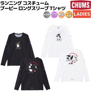 `X CHUMS Running Costume Booby L/S T-Shirt jO RX`[ u[r[ OX[u TVc fB[X X|[c WMO gbvX  T N[lbN vI[o[ fC