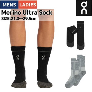 �I�� On Merino Ultra Sock �����m �E���g���\�b�N�X �����Y ���f�B�[�X ���j�Z�b�N�X �u���b�N �O���[ �o�R �A�E�g�h�A �g���C������ �C�� ����~�� ���ˎ� �ۉ� 2UE30660553 2UE30660561