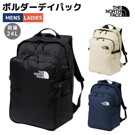 ザ・ノース・フェイス THE NORTH FACE 【正規取扱店】BOULDER DAYPACK ボルダーデイパック 24L メンズ レディース ユニセックス カジュアル アウトドア 通勤 通学 バッグ リュック バックパック リサイクルポリエステル サステナブル 大容量 NM72356 K FI CM