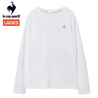 ルコック le coq sportif リサイクルポリエステル長袖Tシャツ レディース 春 秋 冬 ホワイト 白 スポーツ…