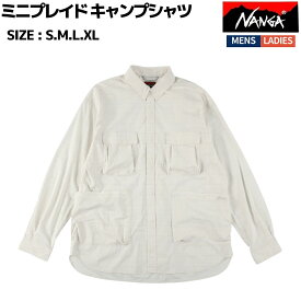 ナンガ NANGA ミニプレイド キャンプシャツ MINI PLAID CAMP SHIRT カジュアル シャツ 長袖 N2600-1I141A