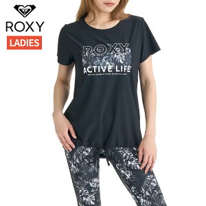 ���L�V�[ ROXY BREEZE FLOW S/S TEE �u���[�Y �t���[ ���� T�V���c ���f�B�[�X �t �� �������p ���� UV�J�b�g �u���b�N �� �X�|�[�c �t�B�b�g�l�X ���� T�V���c RST262567-BLK