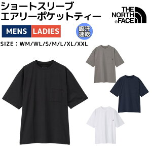 �U�E�m�[�X�E�t�F�C�X THE NORTH FACE �y���K�戵�X�z�V���[�g�X���[�u�G�A���[�|�P�b�g�e�B�[ �����Y ���f�B�[�X ���j�Z�b�N�X �J�W���A�� �A�E�g�h�A �V���c ���� �z������ �V���v�� NT32635