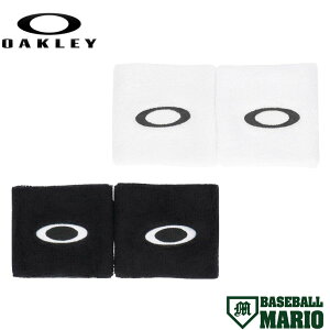 �I�[�N���[ OAKLEY ESSENTIAL WRIST BAND 2.0 ���X�g�o���h ����p �u���b�N �z���C�g �x�[�X�{�[���}���I �싅 ���� �A�N�Z�T���[ ���X�g�o���h 2�Z�b�g FOS902416