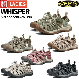 キーン KEEN WHISPER ウィスパー レディース サンダル スニーカー シューズ スリッポン アウトドア キャンプ カジュアル フェス 街歩き 旅行 春 夏 1027365 1029079 1028816 1028815 1032120 1032122