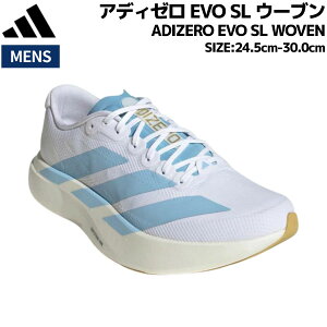 �A�f�B�_�X adidas ADIZERO EVO SL WOVEN �A�f�B�[�� EVO SL �E�[�u�� �����Y �z���C�g �X�|�[�c �����j���O�V���[�Y �����V���[ JQ4527