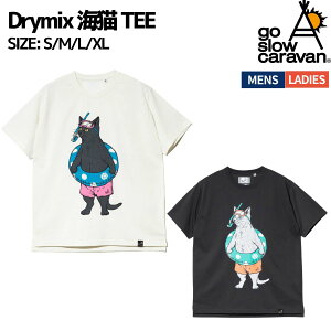 �S�[�X���[�L�����o�� go slow caravan Drymix �C�L TEE �����Y ���f�B�[�X ���j�Z�b�N�X �J�W���A�� ���� �V���c �t�F�X �A�E�g�h�A �^�E�����[�X 365601
