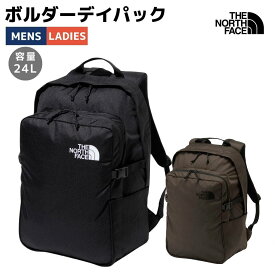 ザ・ノース・フェイス THE NORTH FACE 【正規取扱店】BOULDER DAYPACK ボルダーデイパック 24L メンズ レディース ユニセックス カジュアル アウトドア 通勤 通学 バッグ リュック バックパック リサイクルポリエステル サステナブル 大容量 NM72356 K DC