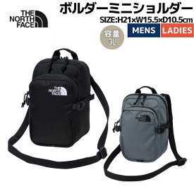 ザ・ノース・フェイス THE NORTH FACE 【正規取扱店】Boulder Mini Shoulder ボルダーミニショルダー 3L ユニセックス カジュアル アウトドア バッグ ポーチ ショルダーバッグ NM72358 K SL