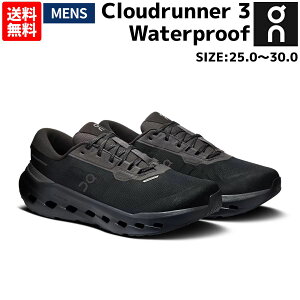 �I�� On On Cloudrunner 3 Waterproof �N���E�h�����i�[ 3 �E�H�[�^�[�v���[�t �����Y �h�� �����j���O�V���[�Y �����V���[ �}���\�� ���[�h �W���M���O �X�|�[�c �I�[���V�[�Y�� 3MG10101043