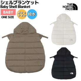 【正規取扱店】ザ・ノース・フェイス THE NORTH FACE Baby Shell Blanket シェルブランケット ベビー 秋 冬 赤ちゃん 子ども こども 防寒　抱っこひも ベビーカー 装着可 ポケッタブル NNB72501 FI K GN