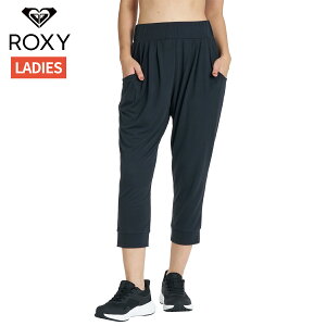 ���L�V�[ ROXY FEEL FREE LOOSE PANTS �t�B�[�� �t���[ ���[�Y �h���[�v�p���c ���f�B�[�X ���� �u���b�N �� �X�|�[�c �t�B�b�g�l�X 7���� �p���c RPT264537-BLK