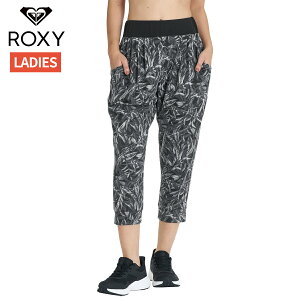 ���L�V�[ ROXY FEEL FREE LOOSE PANTS �t�B�[�� �t���[ ���[�Y �h���[�v�p���c ���f�B�[�X ���� �u���b�N �� �X�|�[�c �t�B�b�g�l�X 7���� �p���c RPT264537-MUL