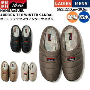 �i���K NANGA NANGA×SUBU AURORA TEX WINTER SANDAL �i���K×�X�u�@�I�[�����e�b�N�X�E�B���^�[�T���_�� �����Y ���f�B�[�X ���j�Z�b�N�X �J�W���A�� �H �~ �T���_�� �h�� �V���[�Y NA2443-3E105