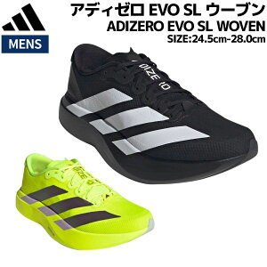 �A�f�B�_�X adidas ADIZERO EVO SL WOVEN �A�f�B�[�� EVO SL �E�[�u�� �����Y �u���b�N �C�G���[ �X�|�[�c �����j���O�V���[�Y �����V���[ JR4728 JR2024