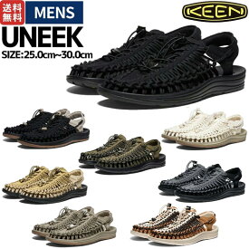 キーン KEEN UNEEK ユニーク メンズ サンダル スニーカー シューズ スリッポン アウトドア キャンプ カジュアル フェス 街歩き 旅行 オールシーズン 1014097 1027437 1028173 1023381 1030572 1028863 1025169 1030573