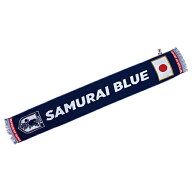 サッカー日本代表 ロングタオルマフラー(SAMURAI BLUE) JO-555