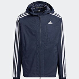 アディダス adidas デニムルック レギュラーフィット ストレッチウーブン フーデッドトラックトップ（メンズ）ジャケット IA9389