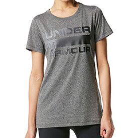 アンダーアーマー UAテック ショートスリーブ ヘザー Tシャツ ワードマーク（レディース）半袖 1378307-001