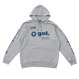 【期間限定価格】 ゴル GOL フーディー LOGOS（メンズ）GRY スウェットサッカー・フットサル G394-929-003