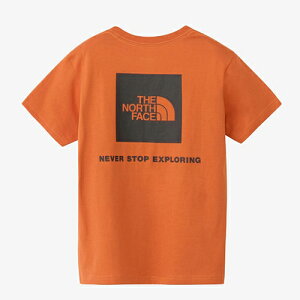 ザ・ノース・フェイス THE NORTH FACE ショートスリーブバックスクエアロゴティー Tシャツ 半袖 キッズ NTJ32538-IB