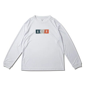 �A�N�^�[ AKTR FADE BOX LOGO L/S SPORTS TEE �����OT�V���c ���� �o�X�P�b�g�{�[�� ���j�Z�b�N�X 225-020005-WH