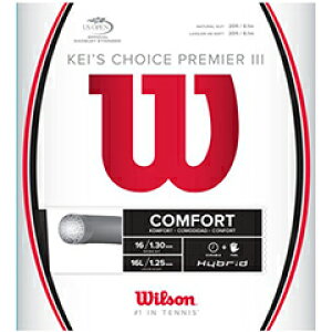 ウィルソン Wilson KEI'S CHOICE PREMIER III テニス 硬式ガット WRZ998720