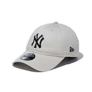 �j���[�G�� NEW ERA 9TWENTY �j���[���[�N�E�����L�[�X �E�H�b�V���h�R�b�g�� �O���[ × �u���b�N �싅 MLB �x�[�X�{�[�� �L���b�v 14525115-IVO/BLK