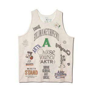 �A�N�^�[ AKTR MEMORIAL TANK ECRU �o�X�P�b�g�{�[�� �^���N�g�b�v 126-001001-ECRU