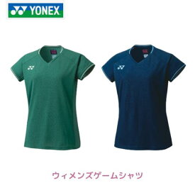 【メール便発送】ヨネックス YONEX ウィメンズ ゲームシャツ テニスウェア レディース ラケットスポーツ　バドミントン　テニス　日本バドミントン協会審査合格品　 20625