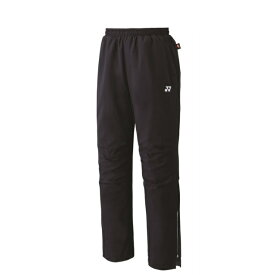 ネーム刺繍できます！ 【メール便】 ヨネックス YONEX　UNI 裏地付ウィンドウォーマーパンツ　80087　ユニセックス 男女兼用　大人サイズ　ファスナーショート仕様　ウインドブレーカー　防寒　テニス　バドミントン　☆ネーム希望の方は左足側の上側に筆記体で入ります