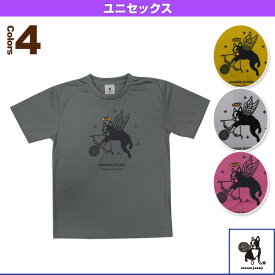 【テニス・バドミントンウェア（メンズ/ユニ） テニスジャンキー】 Tennis Junky／エンジェルショット+1／ポリTシャツ／ユニセックス（TJ16002）