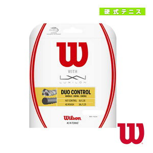【テニス ストリング（単張） ウィルソン】 DUO CONTROL／デュオ コントロール（WRZ949720）