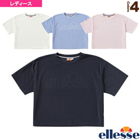 【テニス・バドミントン ウェア（レディース） エレッセ】 ヘリテージパイルショートティーシャツ／Heritage Pile Short Tee／レディース（EHW08100）