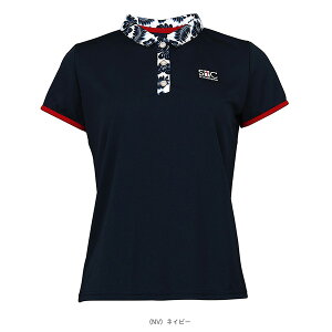 テニス・バドミントンウェア(レディース) セントクリストファー リーフカラー ゲームポロシャツ/レディース(STC-AHW2071)