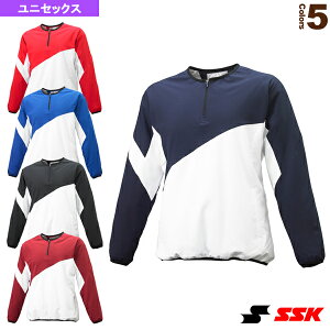 【野球ウェア(メンズ/ユニ) エスエスケイ】 クロストレーニング長袖ハーフZIP BWC1902