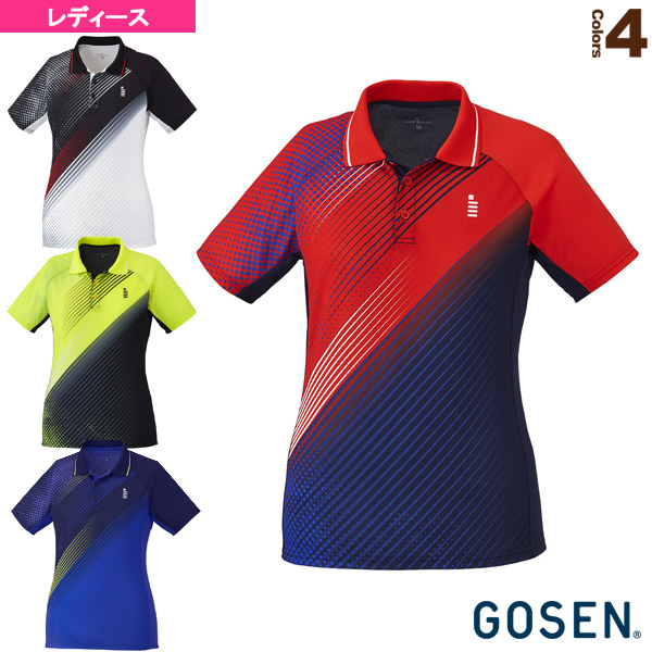 テニス・バドミントン ウェア（レディース） ゴーセン ゲームシャツ／レディース（T1941） : スポーツプラザ