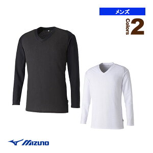 【テニス・バドミントンアンダーウェア ミズノ】 ドライエアロフローインナーシャツ/ロングスリーブ/メンズ(62JA2050)