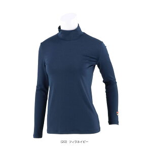 テニスアンダーウェア フィラ ハイネックロングスリーブシャツ/レディース(VL8025)